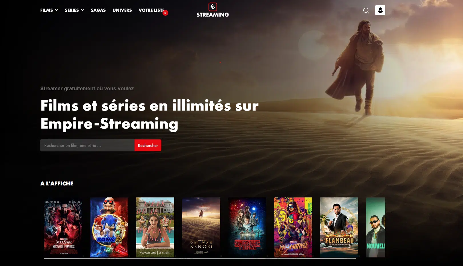 Regardez des Films et Séries en Streaming sur Empire Streaming