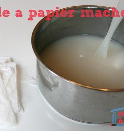 Comment faire du papier maché sans colle ?
