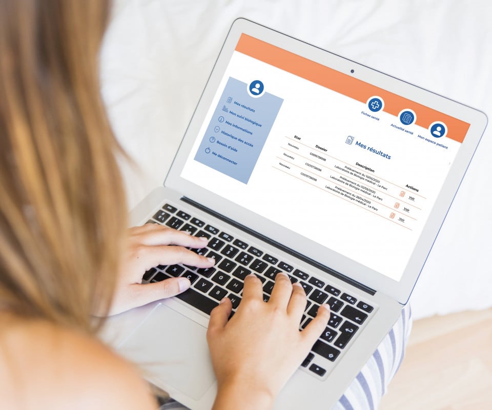 consulter ses analyses sur internet